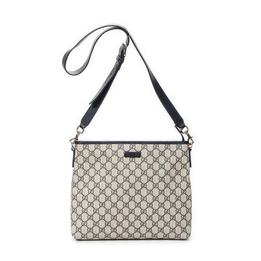 Gucci Zip Top Messenger Bag Gg Coated #333971G97B